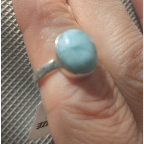 NWT Genuine Larimer gorgeous high end quality size 7 sterling ring - Picture 5 of 11